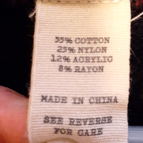 BKE SWEATER Small Gray & Burgundy - Picture 7 of 13